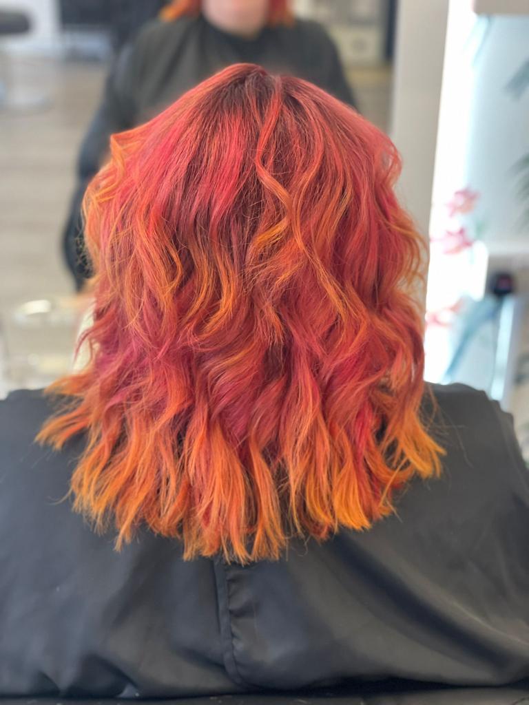 Fire hair colour