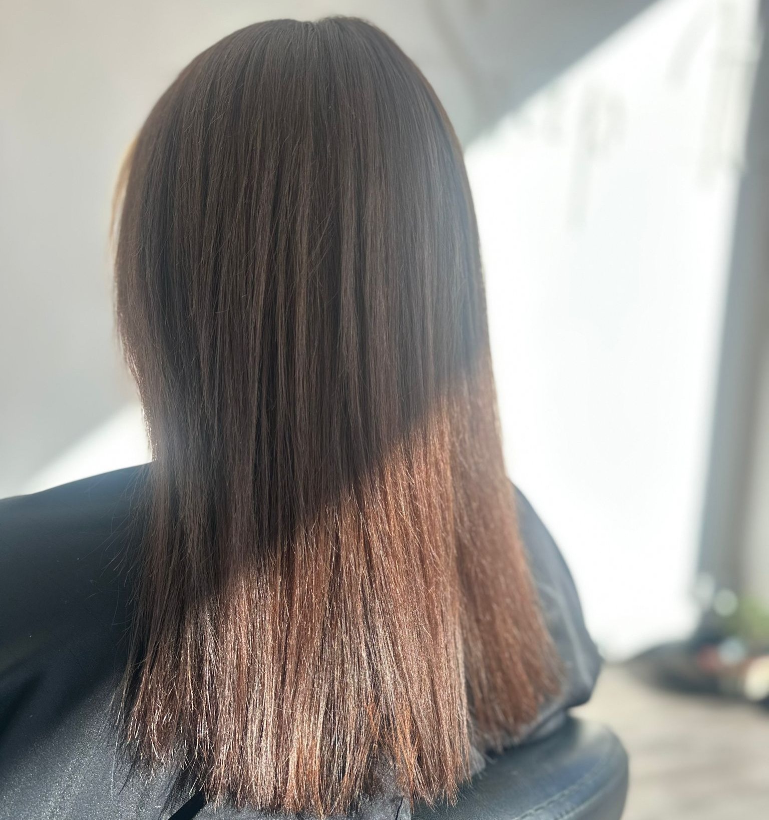 Colour change brunette