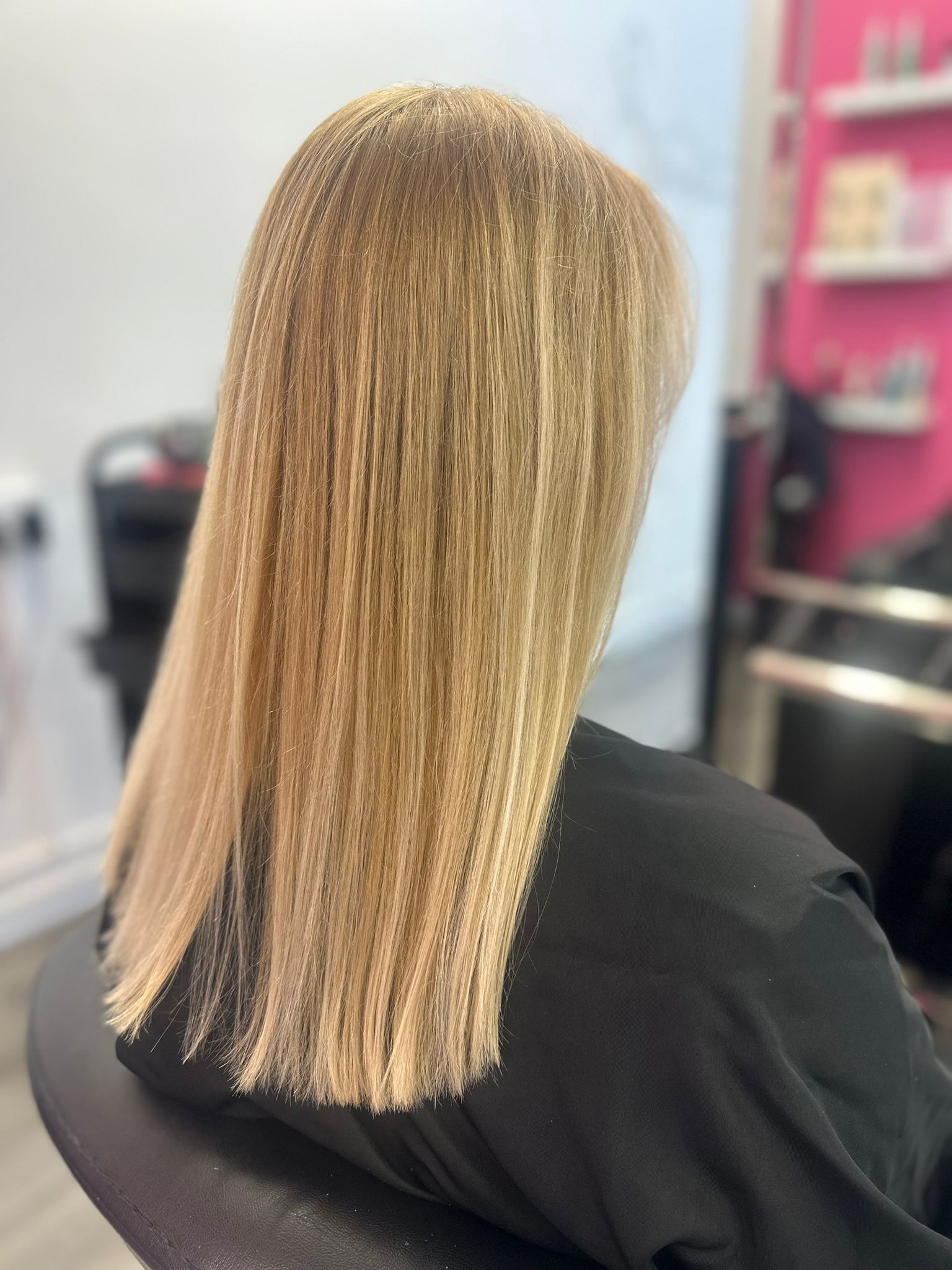 Colour correction after at home colour