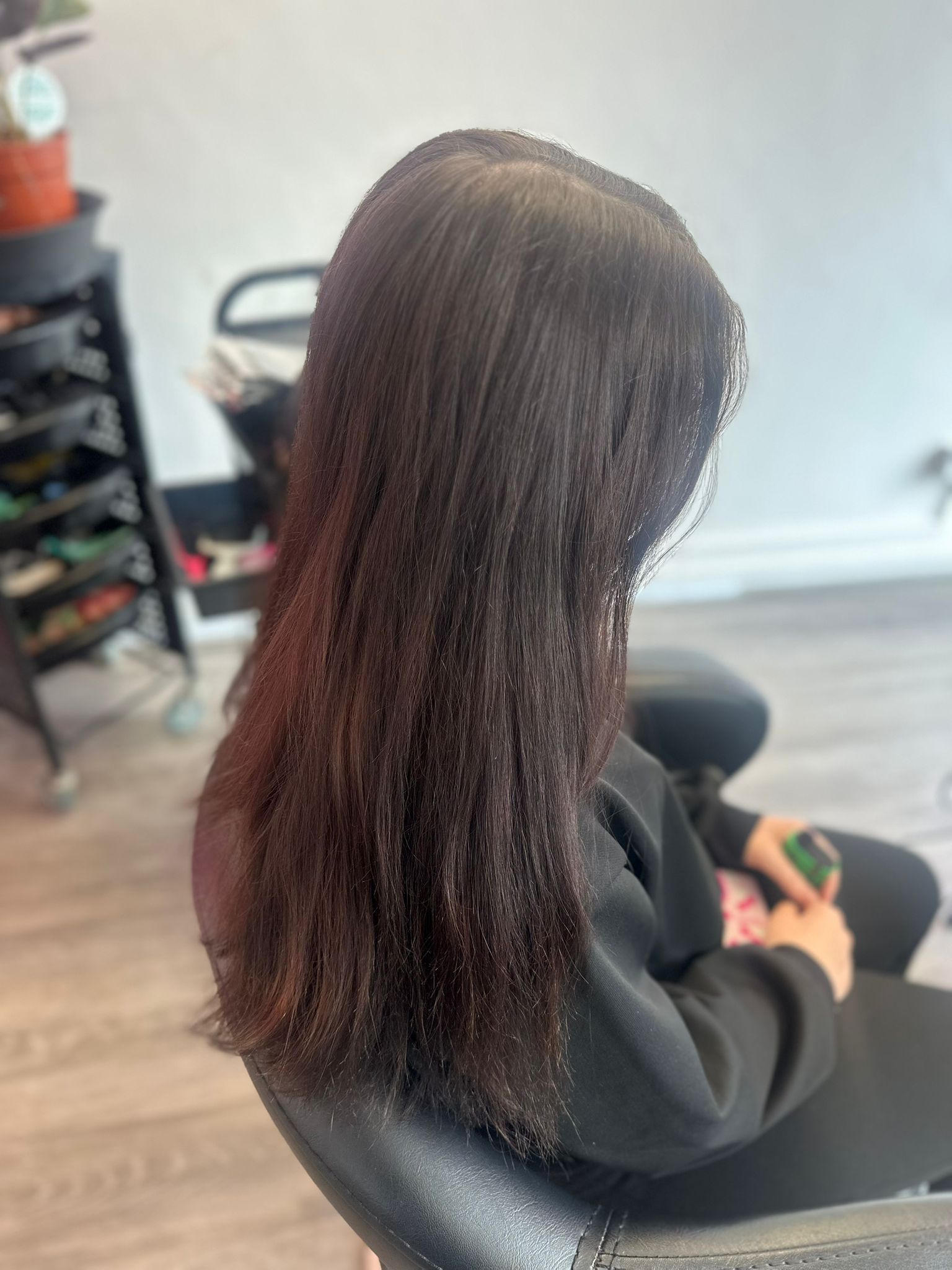 before colour correction journey from black box dye to blonde