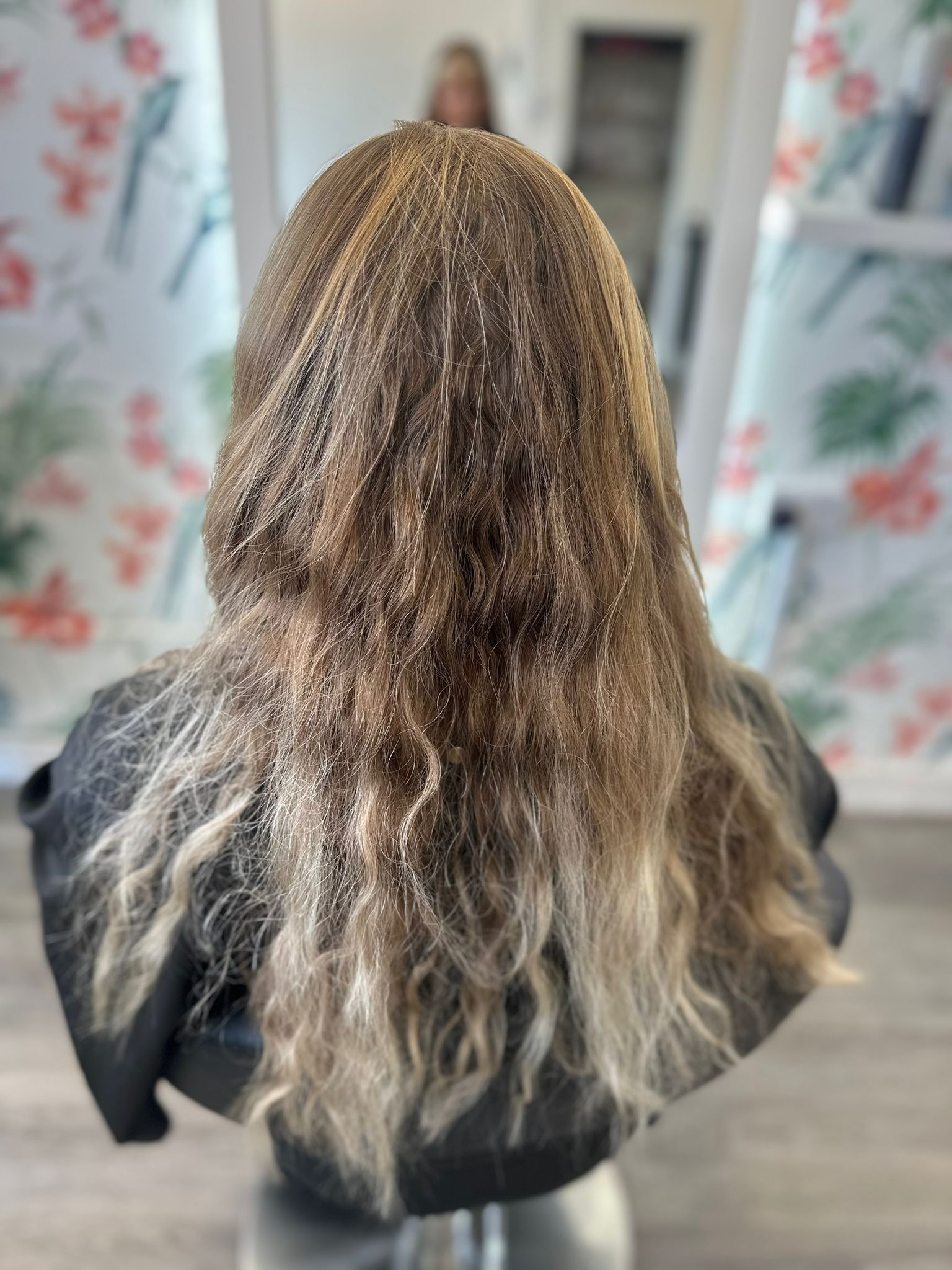 Full head foilayage before
