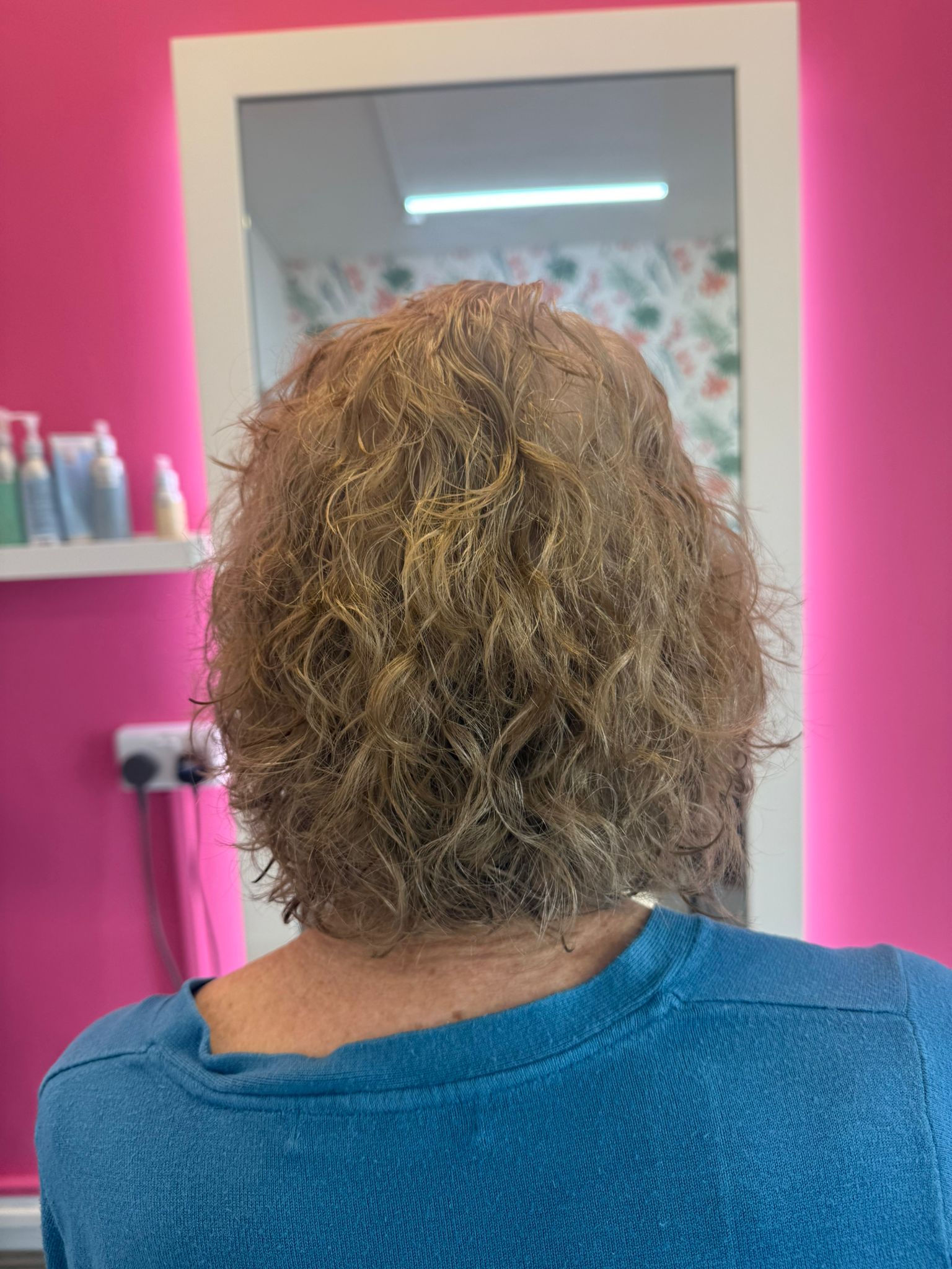 Perm on coloured hair