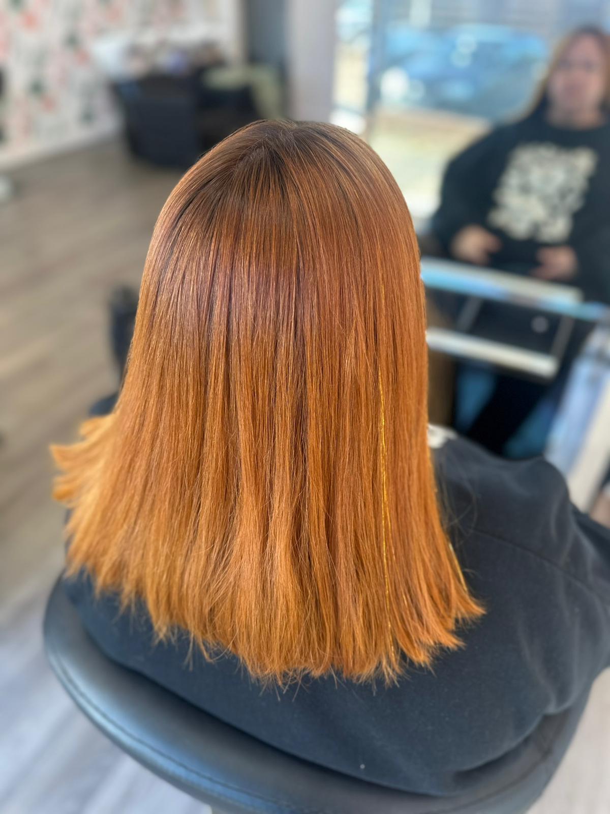 Root smudge low maintenance blonde