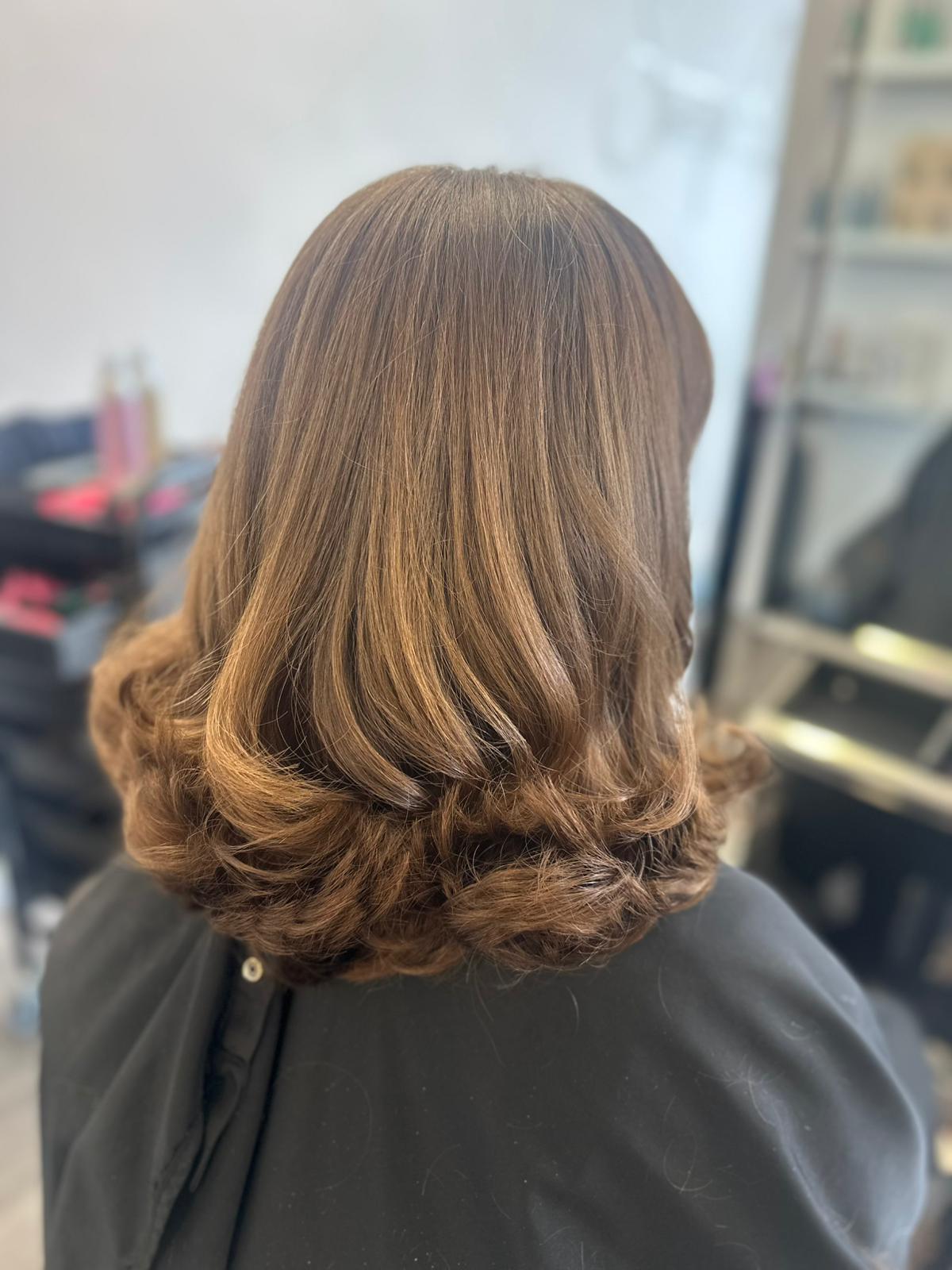 thick hair restyle